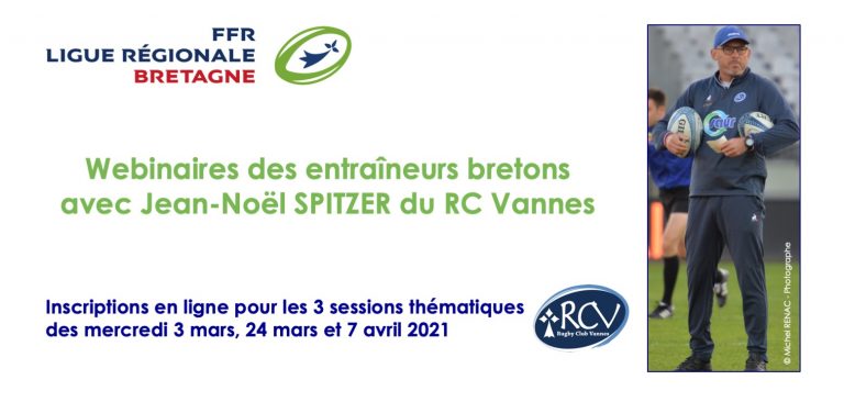 Illustration de Webinaires des entraîneurs bretons avec Jean-Noël SPITZER du RC Vannes